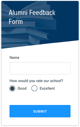 Alumni feedback form template