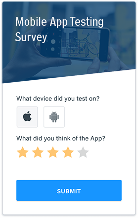 Mobile app testing survey