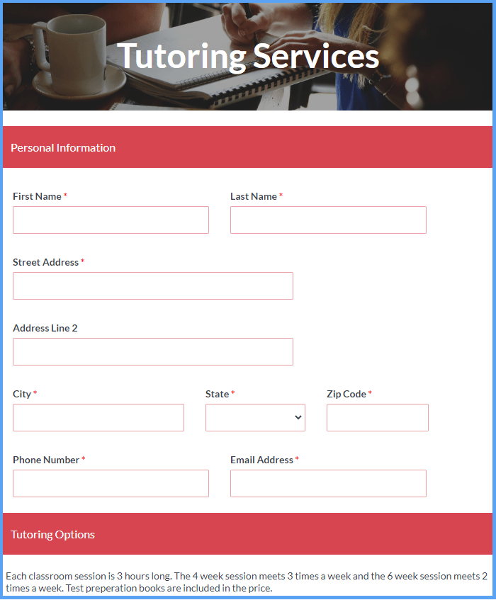 Recurring Services Order Form Templates