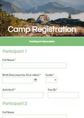 Activity Registration Form