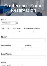 Conference Room Reservation Form