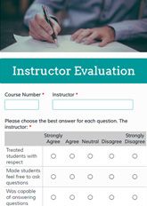 Instructor Evaluation Form
