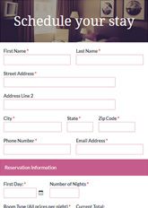 Scheduling Form