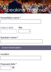 Speaking Proposal Form