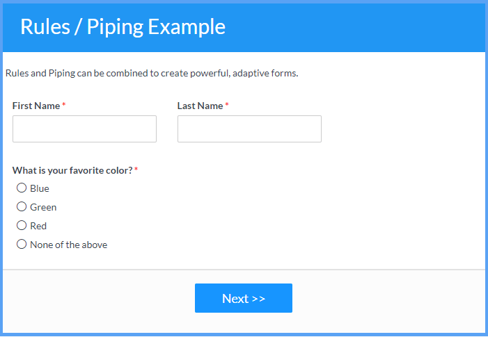 Rules And Piping Example Templates