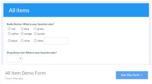 Example Form Templates Show Items, Features, and Logic Examples - Formsite