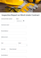 Inspection Report Form