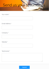 photo Testimonial Template Pdf testimonial submission form template