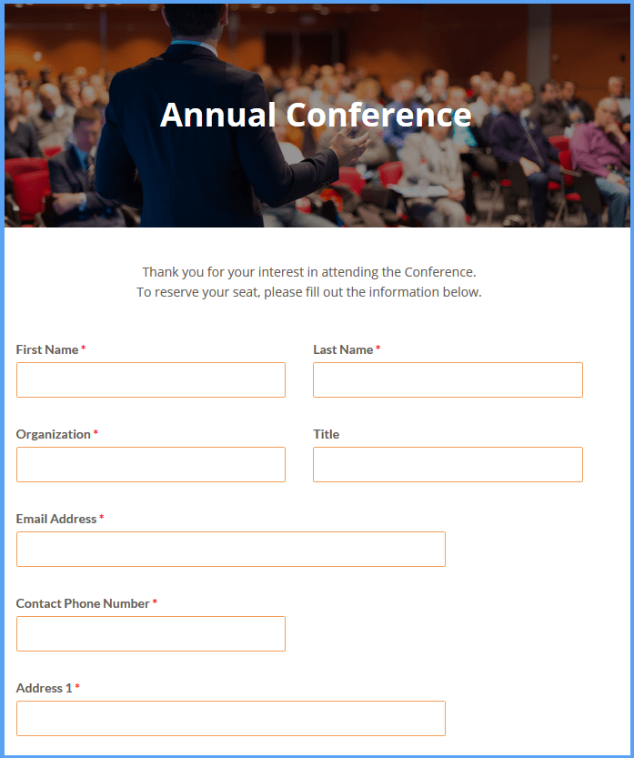 Conference Registration Templates