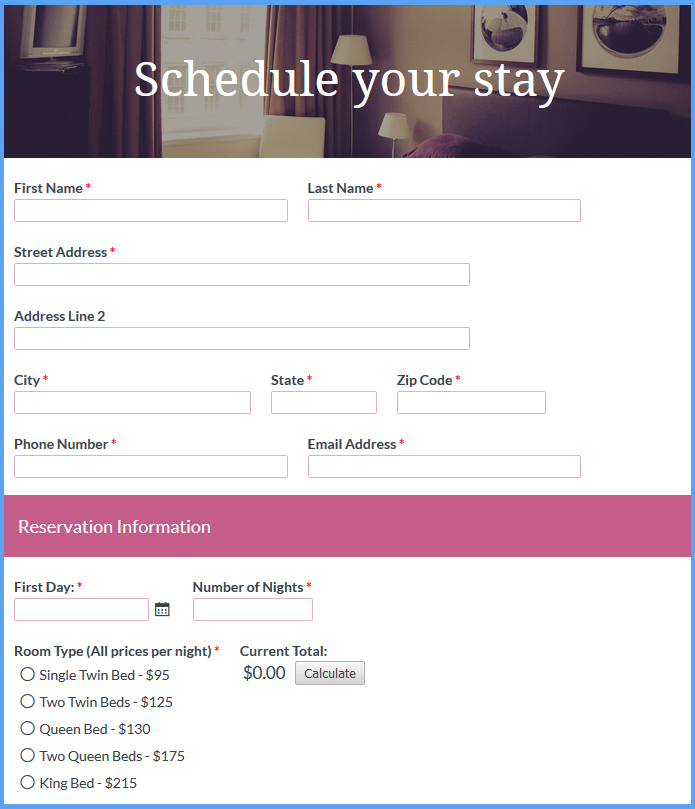 Scheduling Templates