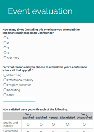 travel agent survey form