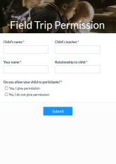Permission Form