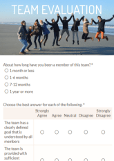 Team Evaluation Form
