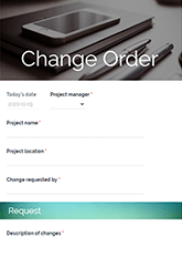 Change Order Form
