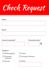 Check Request Form