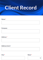 Client Record Form