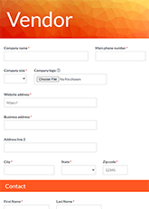 Vendor Form