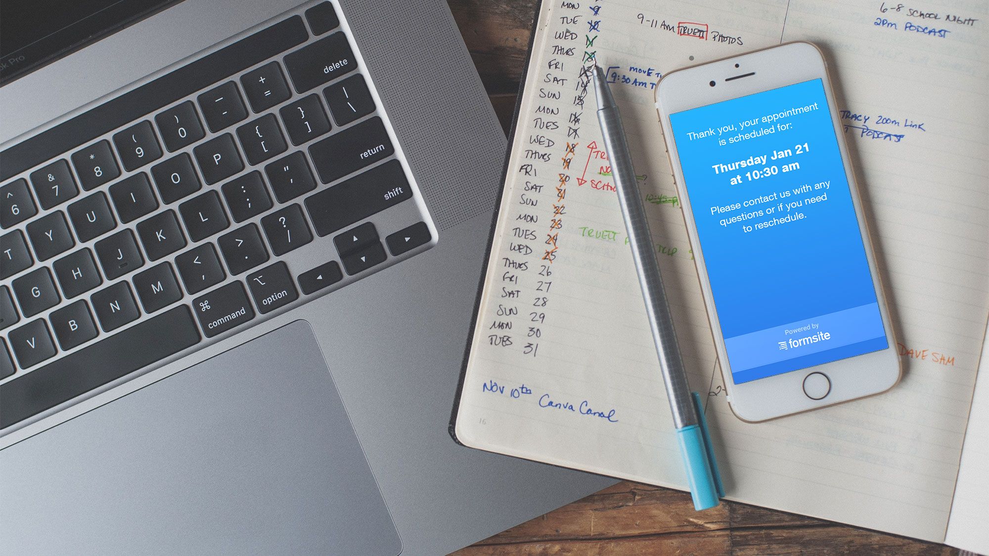 Integrate Scheduling & Booking Apps with Online Forms Formsite