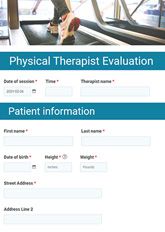 Physical Therapist Evaluation Form