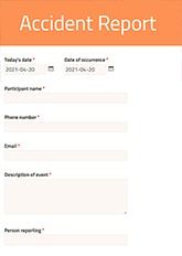 Accident Report Form