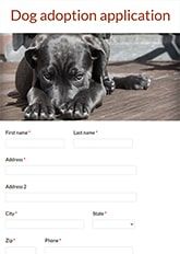 Dog Application Form