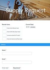 Supply Request Form