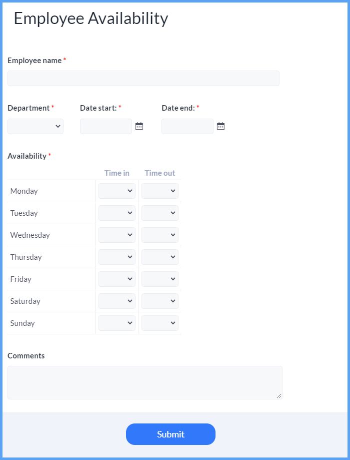 work-availability-form