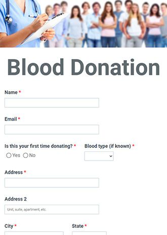 non profit form templates formsite