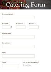 Catering Form