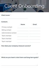 Client Onboarding Form