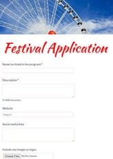 Festival Application Form