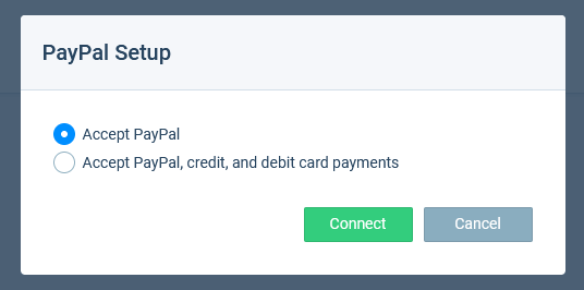 Formsite PayPal integration credit cards