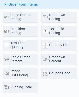 Formsite Stripe order forms builder