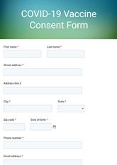 COVID-19 Vaccine Consent Form