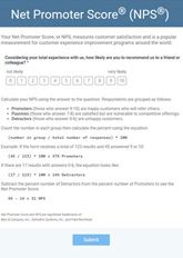 Net Promoter Score (NPS) Survey