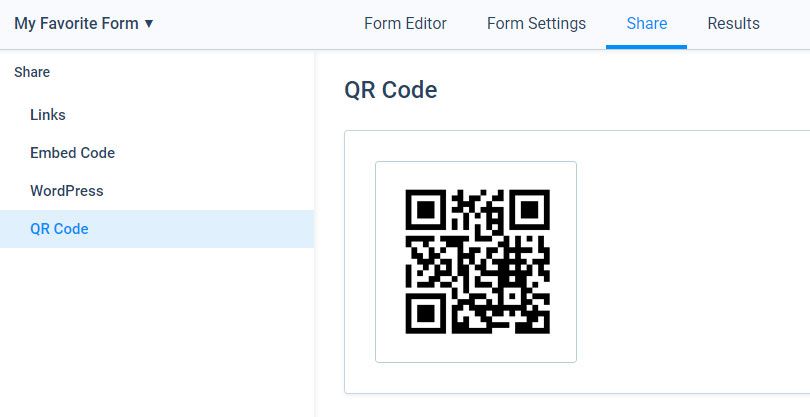 Formsite QR codes online forms