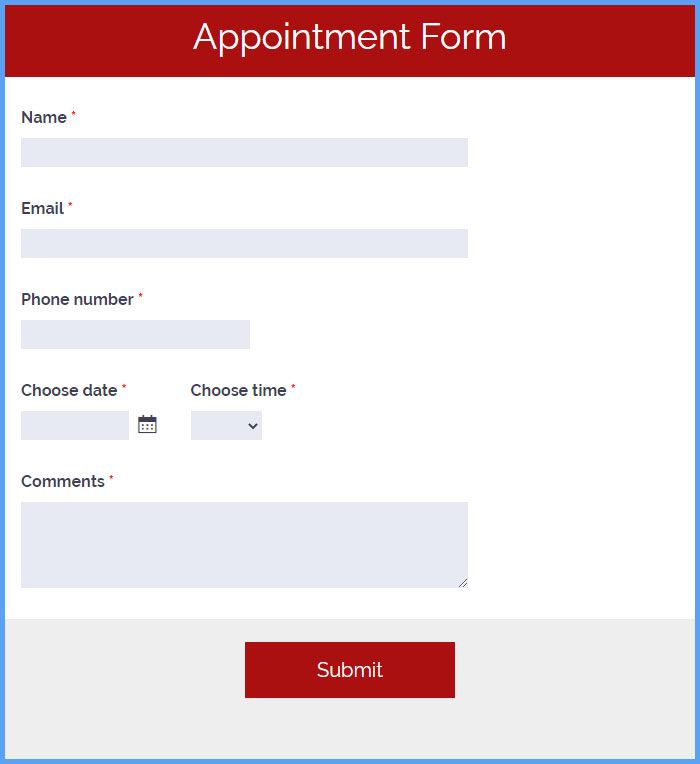 Appointment Forms
