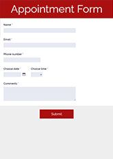 Appointment Form Template