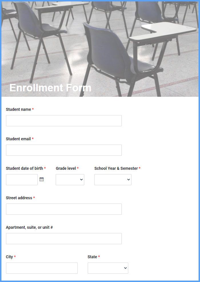 Enrollment Forms