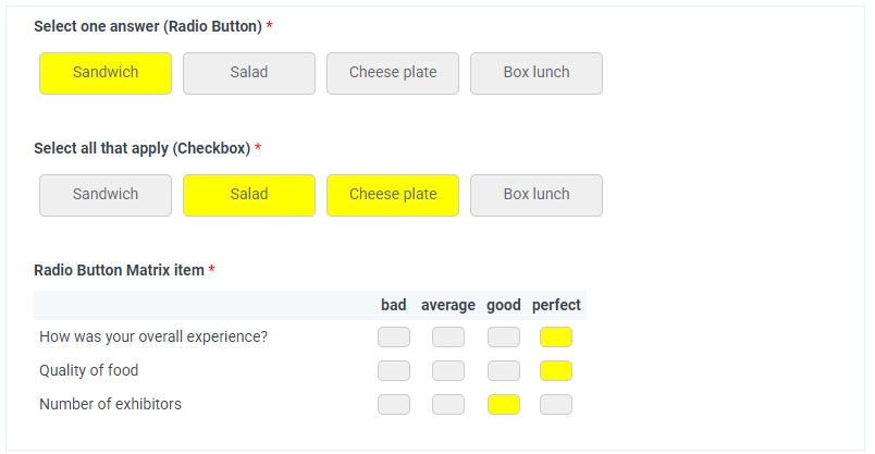 Custom Styles for Form Inputs with Example Code - Formsite