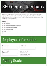 360 Degree Feedback Form