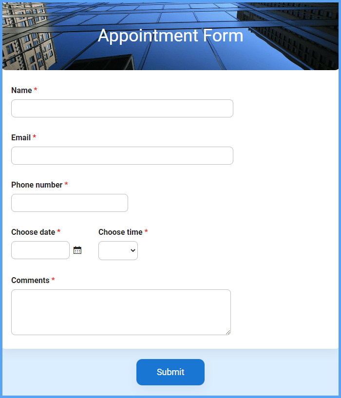 Appointment Form