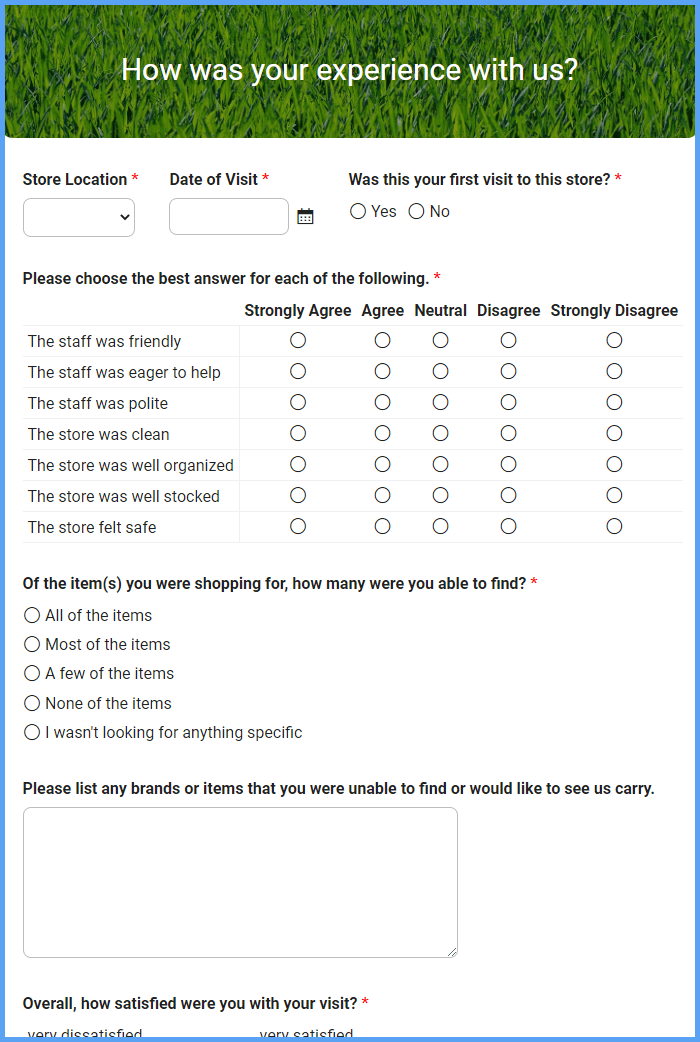 Customer Survey