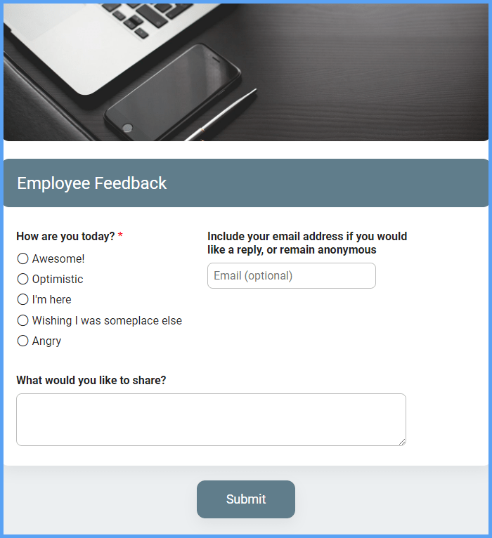 Employee Feedback Form