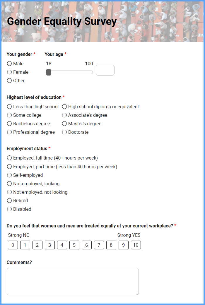 Gender Equality Survey