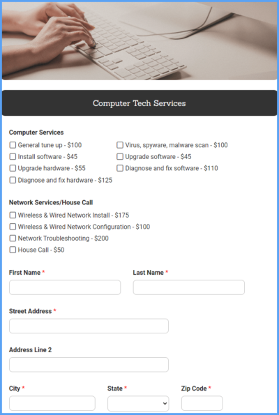 Service Order Form Template: Simplifying Customer Requests Template ...