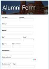 Alumni Form