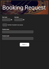 Booking Request Form