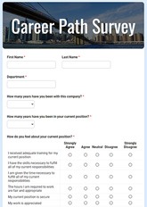 Career Path Survey