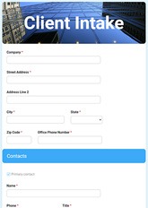 Client Intake Form